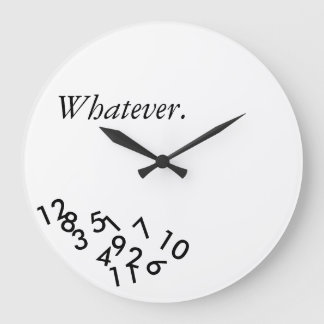 Grande Horloge Ronde Whatever. Clock (homonymie)