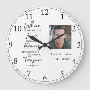 Grande Horloge Ronde When Someone You Love Becomes 