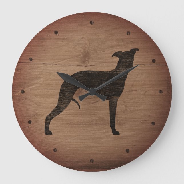 Grande Horloge Ronde Whippet silhouette (Recto)