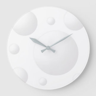 Grande Horloge Ronde White Balls