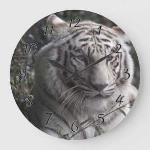 Grande Horloge Ronde White Tiger Close