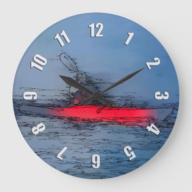 Grande Horloge Ronde Wilderness Kayaker (Recto)