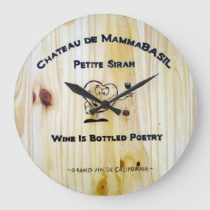 Grande Horloge Ronde Wine Is Bottled Poetry Clock!