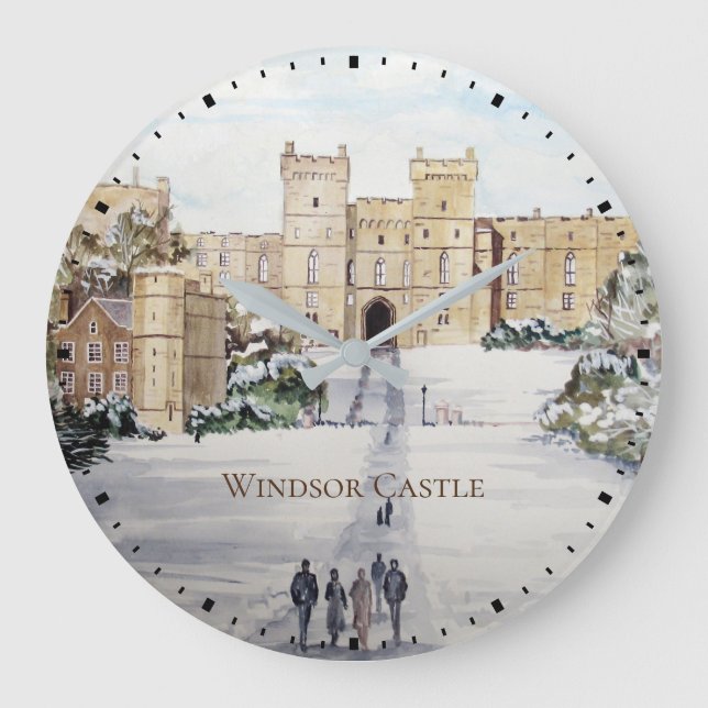 Grande Horloge Ronde Winter at Windsor Castle (Recto)