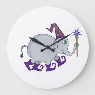 Grande Horloge Ronde Wizard Elephant