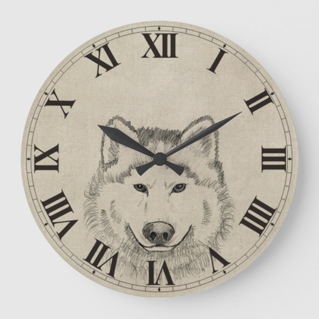 Grande Horloge Ronde Wolf Power (Recto)