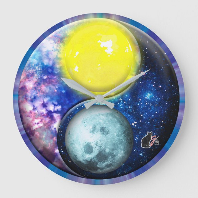 Grande Horloge Ronde Yang-Yin / Soleil-Lune (Recto)
