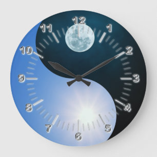 Grande Horloge Ronde Yin yang