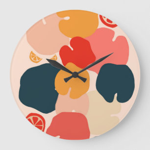 Grande Horloge Ronde Zen Zestful