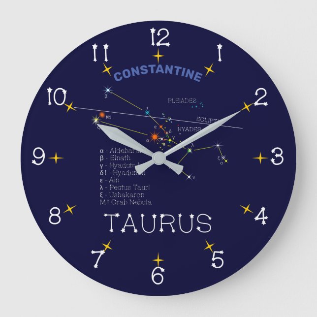 Grande Horloge Ronde Zodiaque Taurus (Recto)