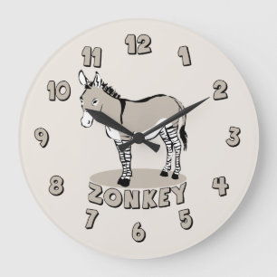 Grande Horloge Ronde Zonkey