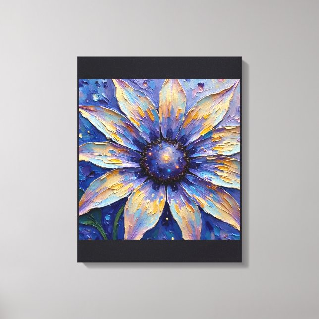 Grande Impression Fleur Bleue | Botanique (Recto)