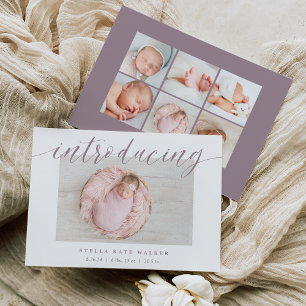 Grande introduction Faire-part de naissance phot