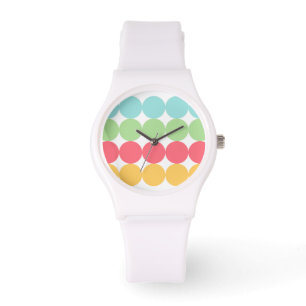 Grande montre colorée points