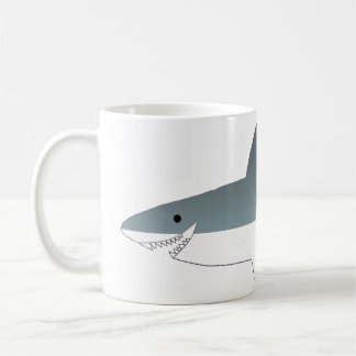 Grande Mug de requin blanc