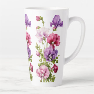 Grande Mug en latte - 17 oz | Elégant Bouquet Flor