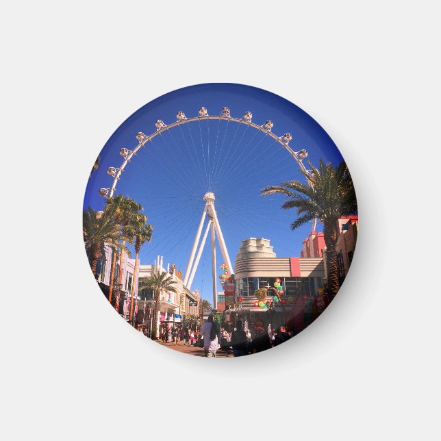 Grande Roue à rouleaux Ferris Las Vegas #1 Magnet (Devant)