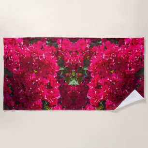 Grande serviette de plage de Bougainvillea