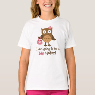 Grande soeur à être - T-shirts de hibou de mod