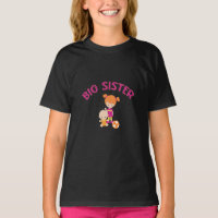 Grande Soeur avec bébé Frère Fier Soeur T-shirt