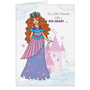 Grande soeur violet, princesse rose et château