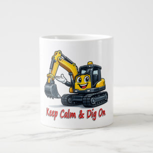 Grande Tasse 0499AC20A1 Mascotte de chariot élévateur heureux