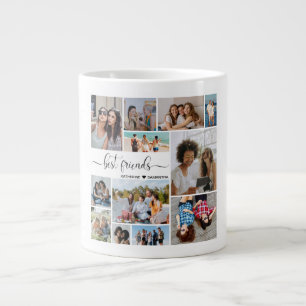 Grande Tasse 12 Collage Photo Meilleures Amies Ajoutez Vos Noms