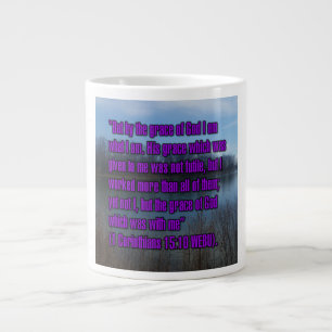 Grande Tasse 1 Corinthiens 15:10 WEBU Mug