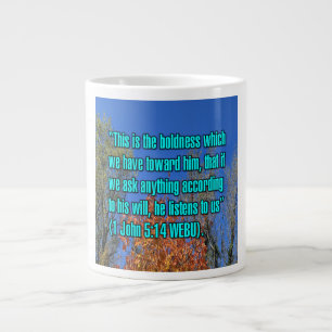 Grande Tasse 1 John 5:14 WEBU Mug