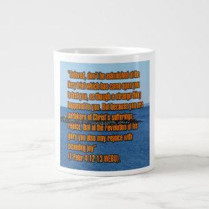 Grande Tasse 1 Pierre 4:12-13 WEBU Mug