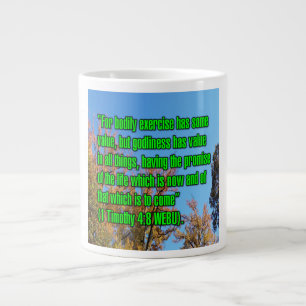 Grande Tasse 1 Timothée 4:8 WEBU Mug