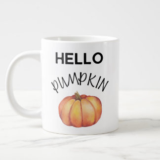 Grande Tasse 20oz Bonjour Citrouille mug