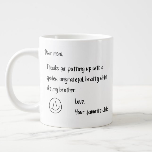Grande Tasse 20oz Mug Brother ingrat (Gauche)