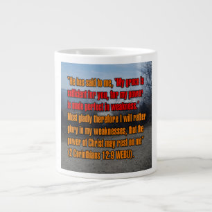 Grande Tasse 2 Corinthiens 12:9 WEBU Mug