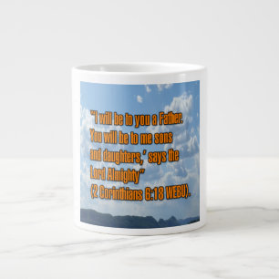 Grande Tasse 2 Corinthiens 6:18 WEBU Mug
