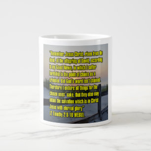 Grande Tasse 2 Timothy 2:8-10 WEBU Mug