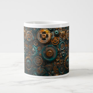 Grande Tasse 3D Retro Retro Regarder Sprockets Jumbo Coffee MUG