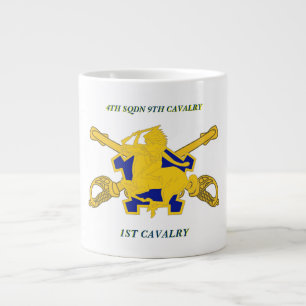 Grande Tasse 4ème CAVALERIE de la 9ème CAVALERIE d'ESCADRON l