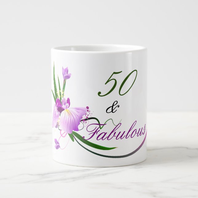 Grande Tasse 50 et fabuleux Jumbo Mug (Devant)