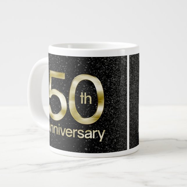 Grande Tasse 50e anniversaire de Glam Gold (Devant gauche)