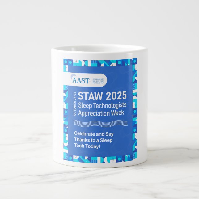 Grande Tasse AAST 2025 STAW Giant Coffee Mug (Devant)