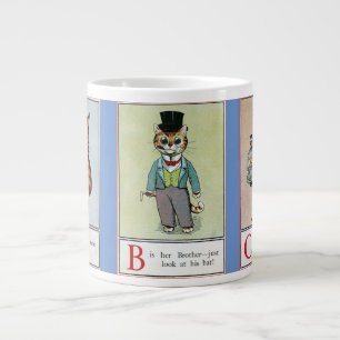 Grande Tasse ABC Cats par Louis Wain