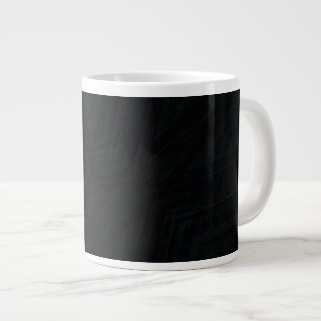 Grande Tasse Acceptation | Texture Abstraite foncée (Devant droit)