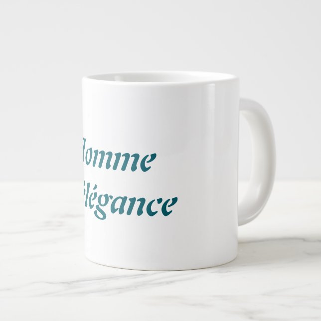 Grande Tasse Accueil D'élégance Spécialité Mug (Devant droit)