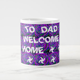GRANDE TASSE ACCUEIL MAISON PÈRE COULEUR PURPLE MIXTE