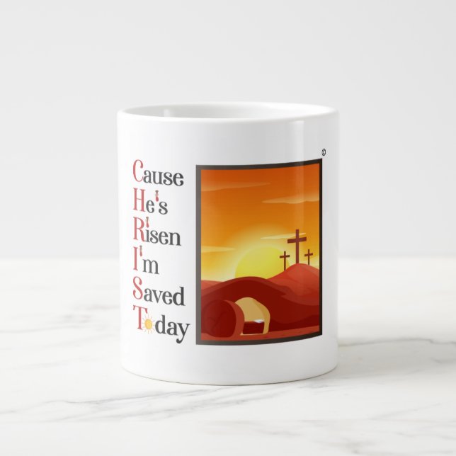 Grande Tasse Acronyme Christ Jumbo Café Mug (Devant)