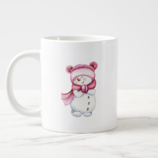 Grande Tasse Adorable Snowman Mug