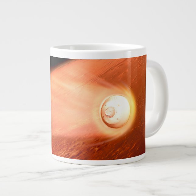 Grande Tasse Aérocoque Avec Perpersévérance Rover Descente Vers (Devant droit)