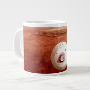 Grande Tasse Aérocoque Avec Perpersévérance Rover Descente Vers