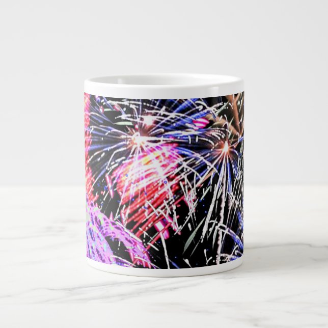 Grande Tasse Affichage Fireworks (Devant)
